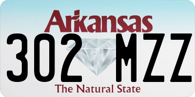 AR license plate 302MZZ