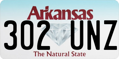 AR license plate 302UNZ