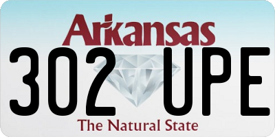 AR license plate 302UPE