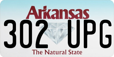 AR license plate 302UPG