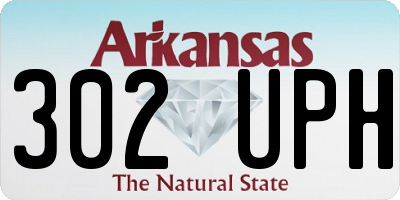 AR license plate 302UPH