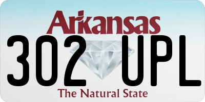 AR license plate 302UPL