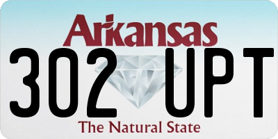 AR license plate 302UPT