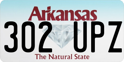 AR license plate 302UPZ