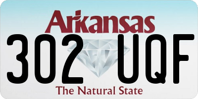 AR license plate 302UQF