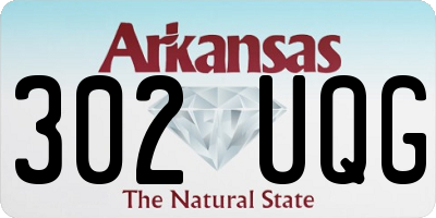 AR license plate 302UQG