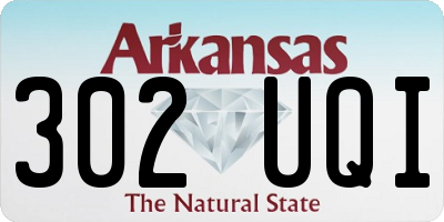 AR license plate 302UQI