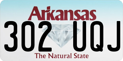 AR license plate 302UQJ