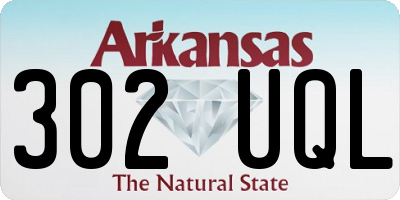 AR license plate 302UQL
