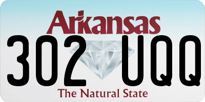 AR license plate 302UQQ