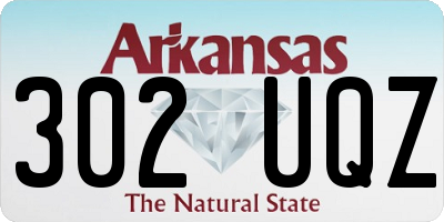 AR license plate 302UQZ