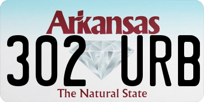 AR license plate 302URB