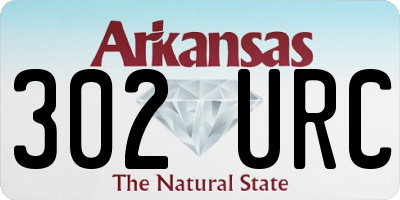 AR license plate 302URC