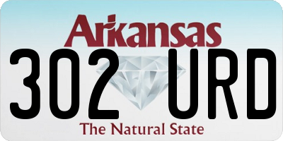 AR license plate 302URD
