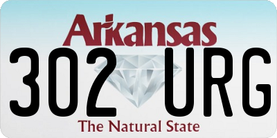 AR license plate 302URG