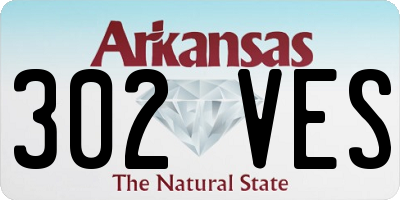 AR license plate 302VES