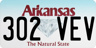AR license plate 302VEV