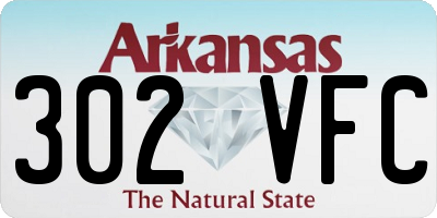 AR license plate 302VFC
