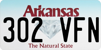 AR license plate 302VFN