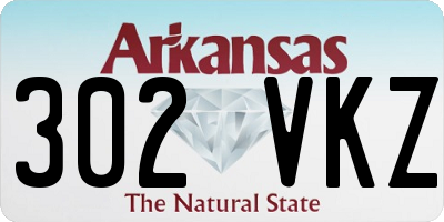 AR license plate 302VKZ