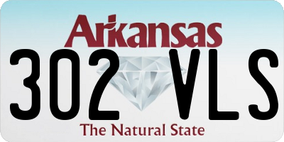 AR license plate 302VLS
