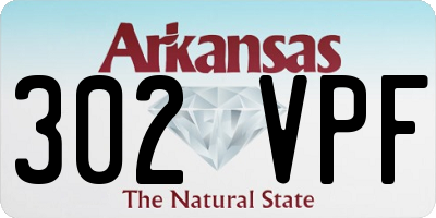 AR license plate 302VPF