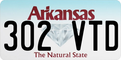 AR license plate 302VTD