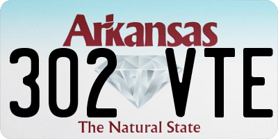 AR license plate 302VTE