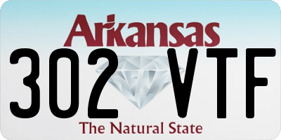 AR license plate 302VTF