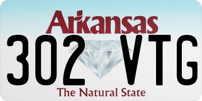 AR license plate 302VTG