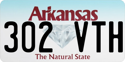 AR license plate 302VTH