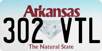 AR license plate 302VTL