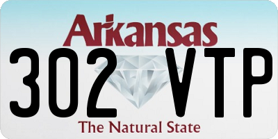 AR license plate 302VTP