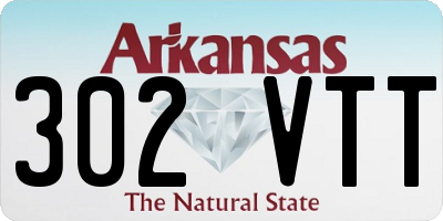 AR license plate 302VTT
