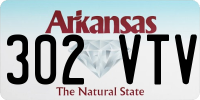 AR license plate 302VTV