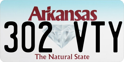 AR license plate 302VTY