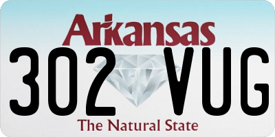 AR license plate 302VUG