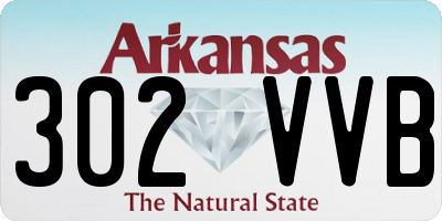 AR license plate 302VVB