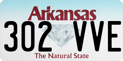 AR license plate 302VVE