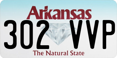 AR license plate 302VVP