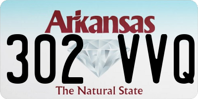 AR license plate 302VVQ
