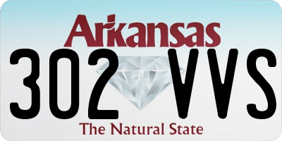 AR license plate 302VVS