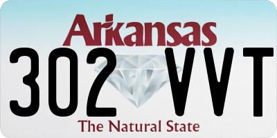 AR license plate 302VVT