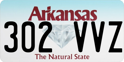 AR license plate 302VVZ