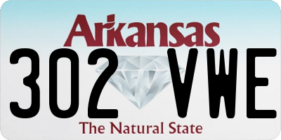 AR license plate 302VWE