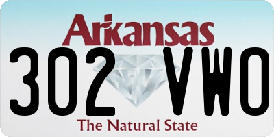AR license plate 302VWO