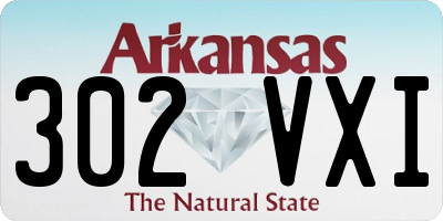 AR license plate 302VXI