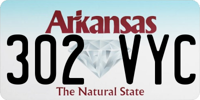 AR license plate 302VYC