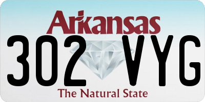 AR license plate 302VYG