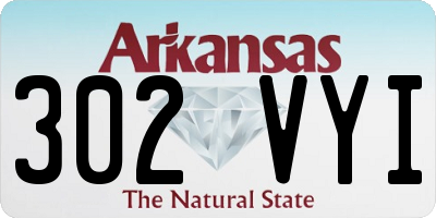 AR license plate 302VYI